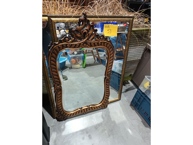 Lot 53 - spiegels. 3 stuks - afbeelding 4 van  4