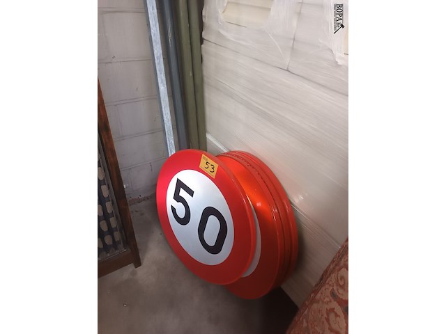 Lot 53 - verkeersborden. 4 stuks - afbeelding 3 van  5