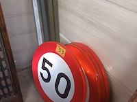 Lot 53 - verkeersborden. 4 stuks - afbeelding 3 van  5