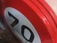 Lot 53 - verkeersborden. 4 stuks - afbeelding 4 van  5