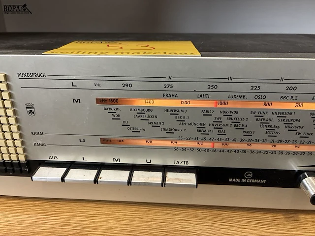 Lot 53 - vintage radio grundig - afbeelding 3 van  4
