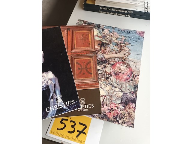 Lot 537 - veilingcatalogussen. 10 stuks - afbeelding 3 van  4