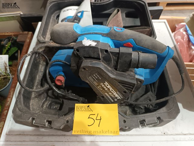 Lot 54 - bandschuurmachine topcraft - afbeelding 1 van  5