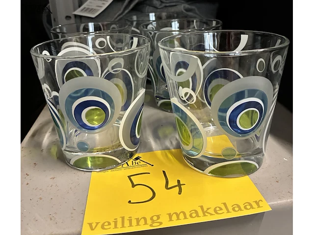 Lot 54 - drinkglazen - 5 stuks - afbeelding 2 van  2