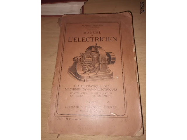 Lot 54 - oude boeken over techniek. 5 stuks - afbeelding 2 van  7