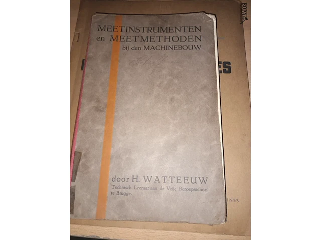 Lot 54 - oude boeken over techniek. 5 stuks - afbeelding 4 van  7