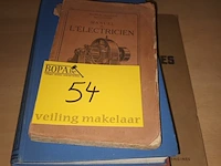 Lot 54 - oude boeken over techniek. 5 stuks - afbeelding 7 van  7