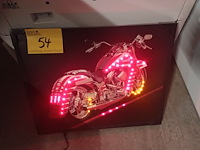 Lot 54 - verlichte wandkader motor - afbeelding 3 van  3