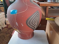 Lot 54 - vintage ceramano hangbord '60 & keramieke vaas '50 bodo mans - afbeelding 4 van  5