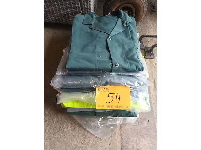 Lot 54 - werkkledij. 10 stuks - afbeelding 1 van  4