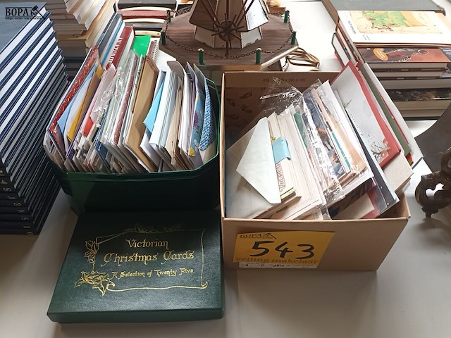 Lot 543 - wenskaarten. 2 dozen - afbeelding 1 van  4