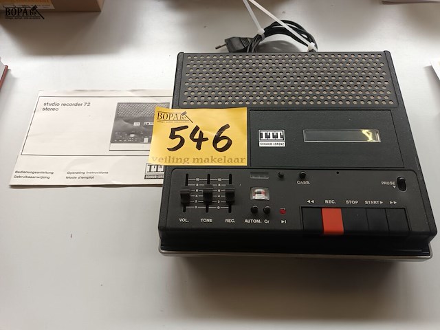 Lot 546 - studio recorder itt - afbeelding 1 van  4