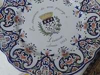 Lot 55 - lot porseleinen bordjes en objecten - afbeelding 10 van  11
