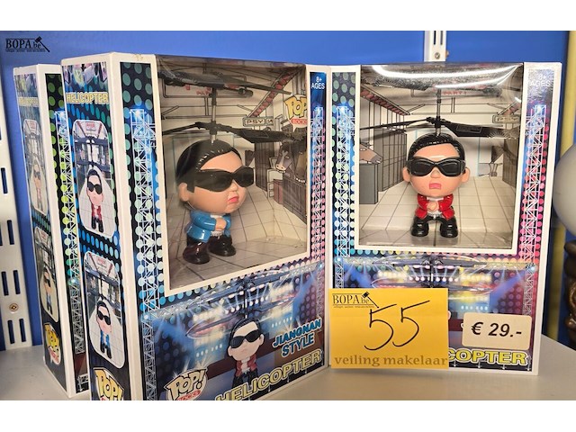 Lot 55 - pop helicopter jiangnan style nieuw 4 stuks - afbeelding 1 van  4