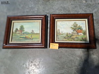 Lot 55 - schilderij olieverf in prachtig kader - r. vanlandeghem - afbeelding 1 van  5