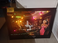 Lot 55 - verlichte wandkader filmsterren - afbeelding 2 van  3