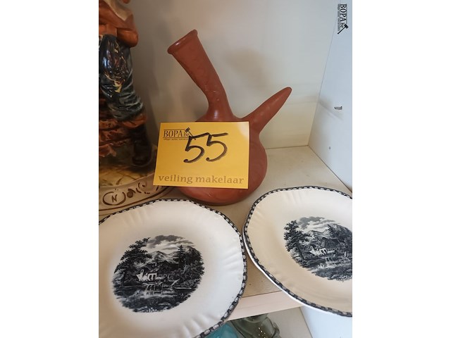 Lot 55 - vintage deco. 6 stuks - afbeelding 3 van  5