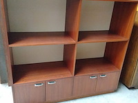 Lot 55 - vintage deense wandkast '60 - afbeelding 1 van  3