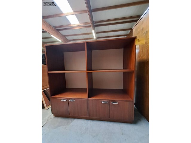 Lot 55 - vintage deense wandkast '60 - afbeelding 3 van  3