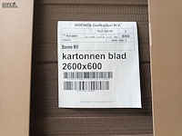 Lot 550 - lot kartonnen bladen - afbeelding 2 van  2