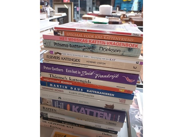 Lot 554 - boeken over katten. 20 stuks - afbeelding 2 van  3