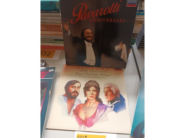 Lot 556 - lp’s pavarotti. 4 stuks - afbeelding 3 van  4