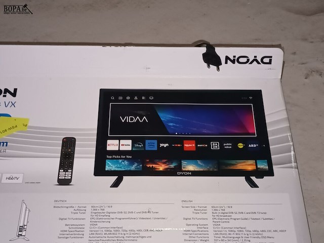 Lot 56 - dyon smart tv 60 cm - afbeelding 1 van  3