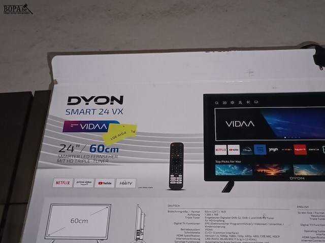 Lot 56 - dyon smart tv 60 cm - afbeelding 2 van  3