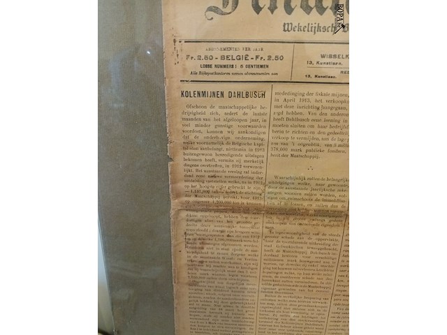 Lot 56 - financiën blad zaterdag 31 januari 1914 - afbeelding 5 van  5