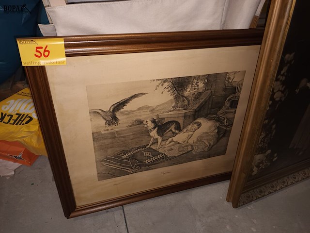 Lot 56 - kaders. 2 stuks - afbeelding 3 van  5