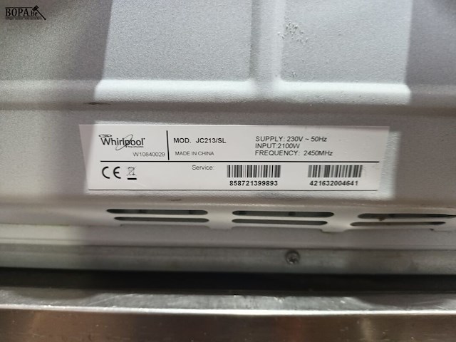 Lot 56 - microgolfoven whirlpool - afbeelding 5 van  5