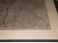 Lot 56 - oude kaart in kader - afbeelding 3 van  3