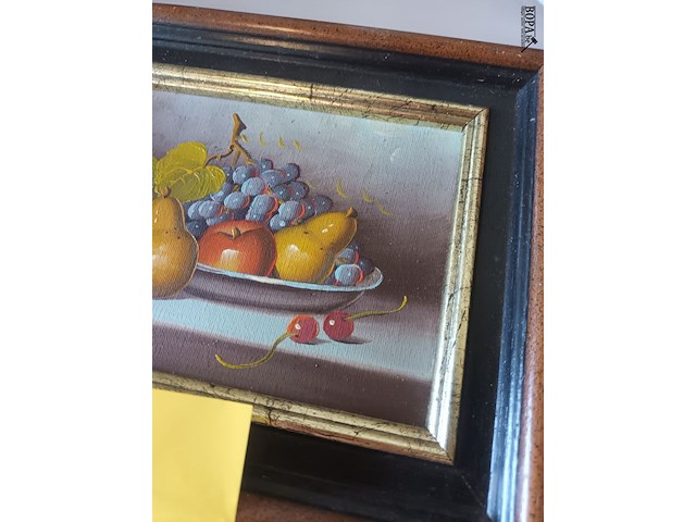 Lot 56 - schilderij fruit - afbeelding 3 van  4