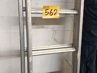 Lot 562 - aluminium ladder - afbeelding 4 van  4