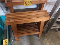 Lot 563 - houten schragen. 7 stuks - afbeelding 3 van  3