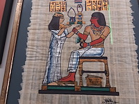 Lot 565 - papyrus egypte. 3 stuks - afbeelding 2 van  3