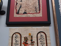 Lot 565 - papyrus egypte. 3 stuks - afbeelding 3 van  3