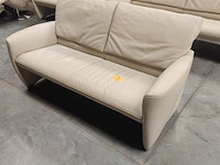 Lot 57 - jori 2-zit lederen zetel - afbeelding 1 van  4