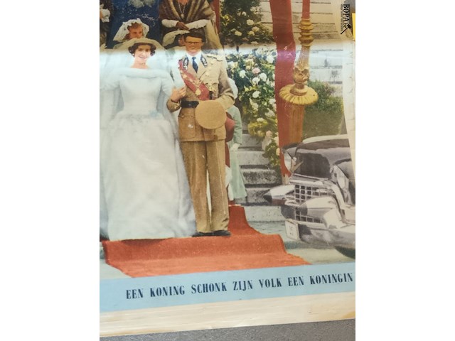 Lot 57 - krant 1960 boudewijn en fabiola - afbeelding 3 van  5