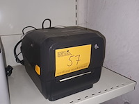 Lot 57 - labelprinter zebra - afbeelding 1 van  3