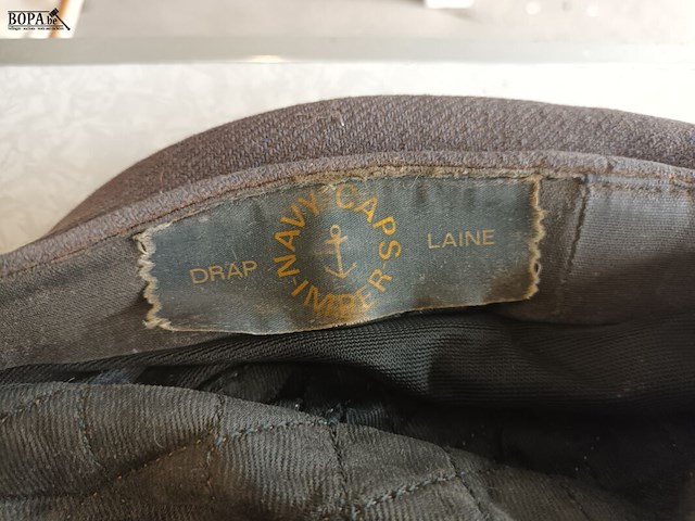 Lot 57 - navy baret - afbeelding 4 van  4