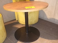 Lot 57 - ronde lage tafel. 4 stuks - afbeelding 3 van  3