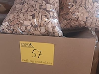 Lot 57 - rookhout snippers els 1 kg. 19 stuks - afbeelding 3 van  3
