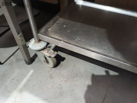 Lot 57 - rvs serveerwagen - afbeelding 3 van  3