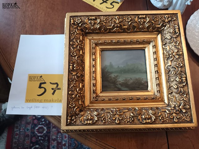 Lot 57 - schilderij landschap - afbeelding 1 van  6