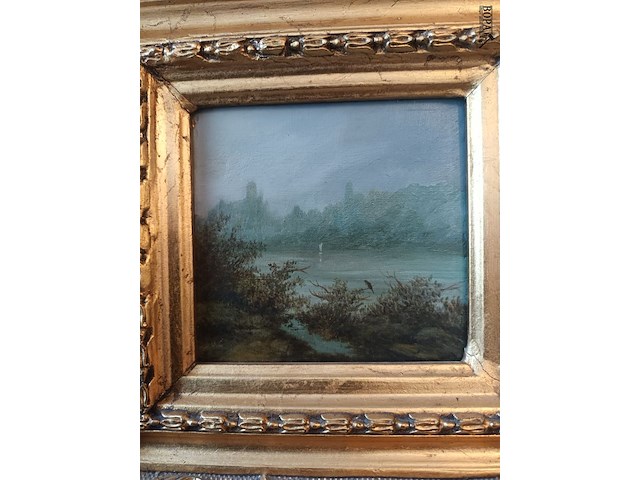 Lot 57 - schilderij landschap - afbeelding 3 van  6