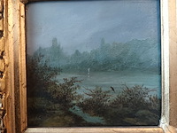 Lot 57 - schilderij landschap - afbeelding 3 van  6