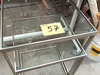 Lot 57 - set van 2 bijzettafeltjes - afbeelding 1 van  3