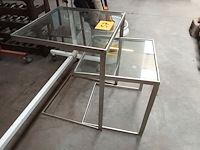 Lot 57 - set van 2 bijzettafeltjes - afbeelding 3 van  3