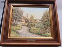 Lot 571 - kader landschap. 2 stuks - afbeelding 2 van  3
